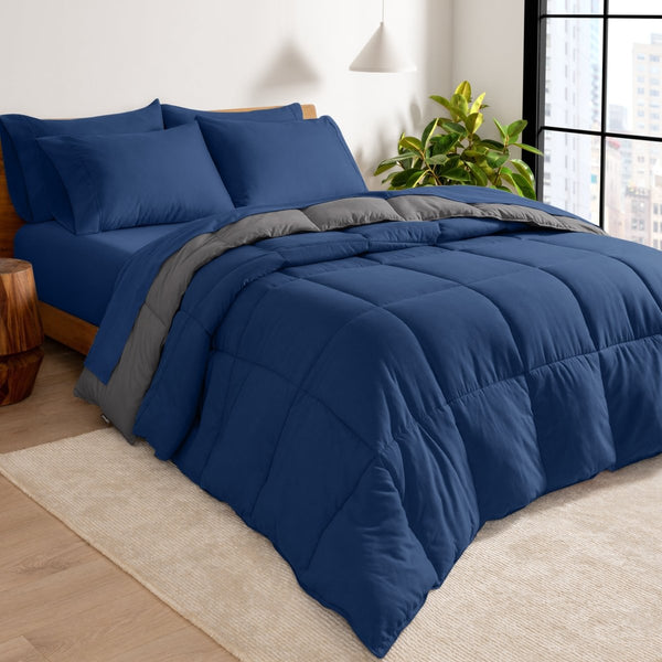 Ultra Soft Reversible Bed In A Bag - Bare Home - Bedding Bundle