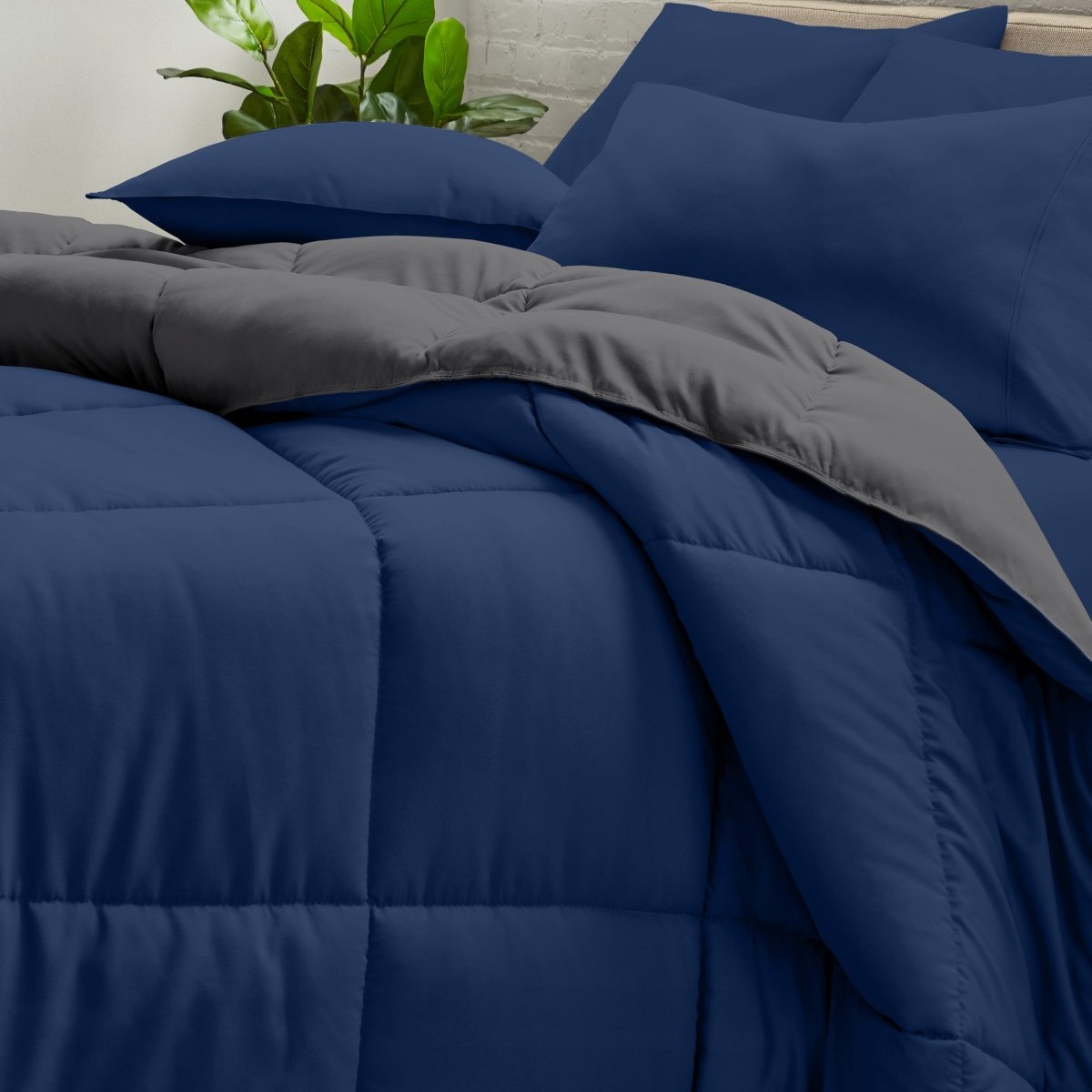 Ultra Soft Reversible Bed In A Bag - Bare Home - Bedding Bundle