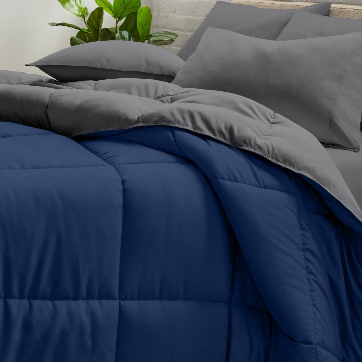 Ultra Soft Reversible Bed In A Bag - Bare Home - Bedding Bundle