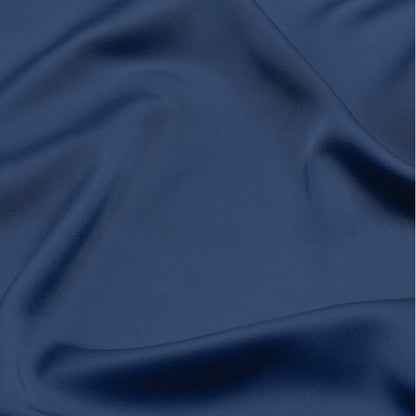 Close-up of dark blue bamboo fabric