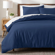 Cotton Flannel Duvet Cover & Sham Set