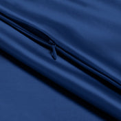Close-up of pillowcase with zipper closure
