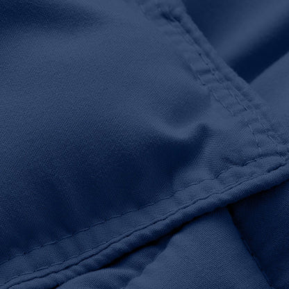 Close-up of a microfiber duvet insert