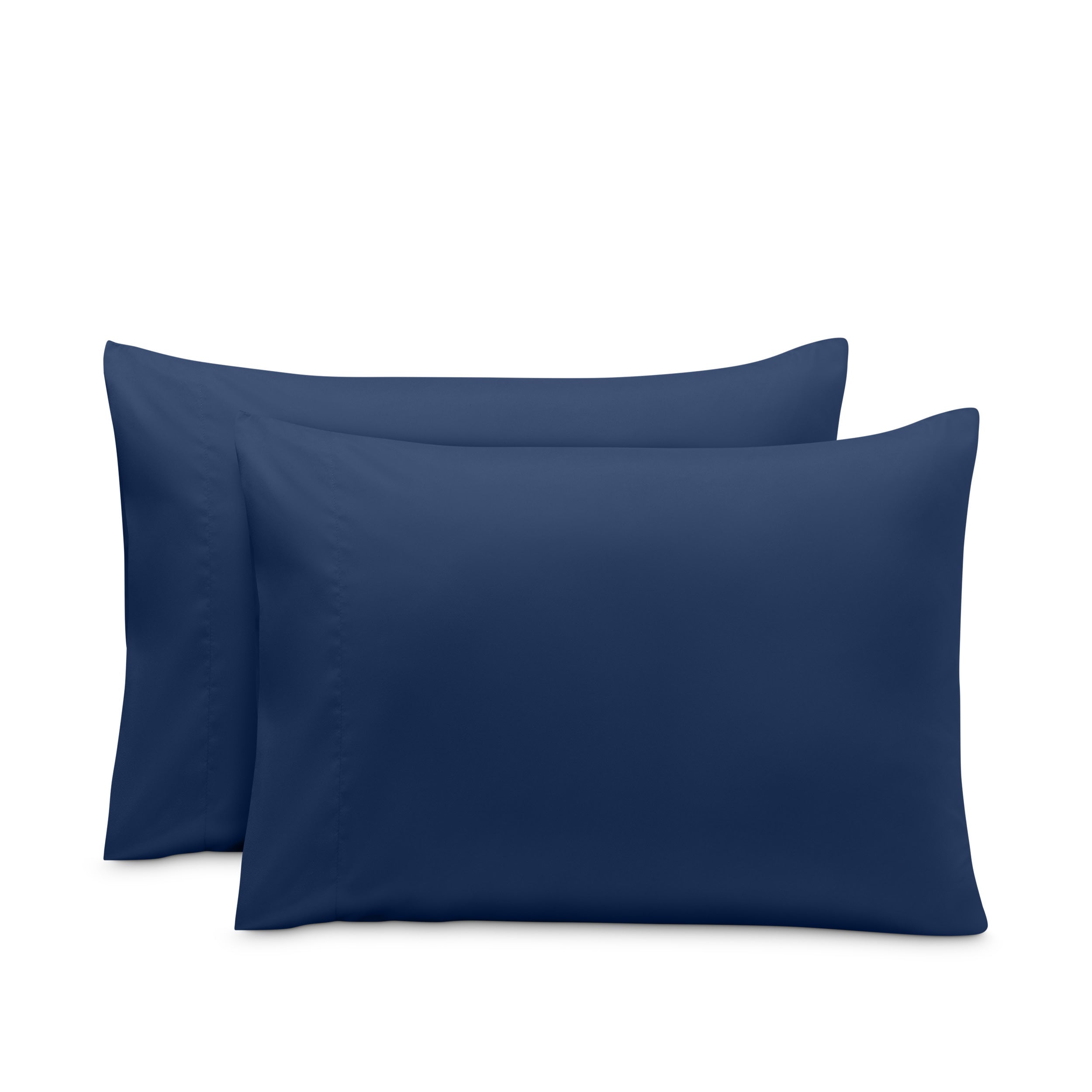 2 pillowcases on pillows