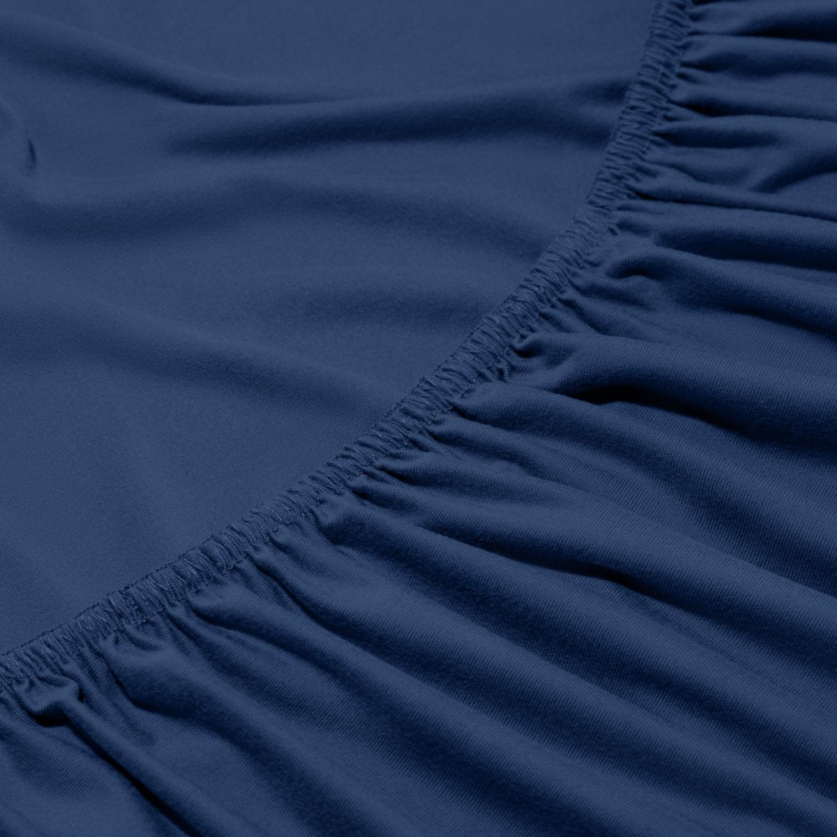 Close-up of a fitted sheet with elastic edge