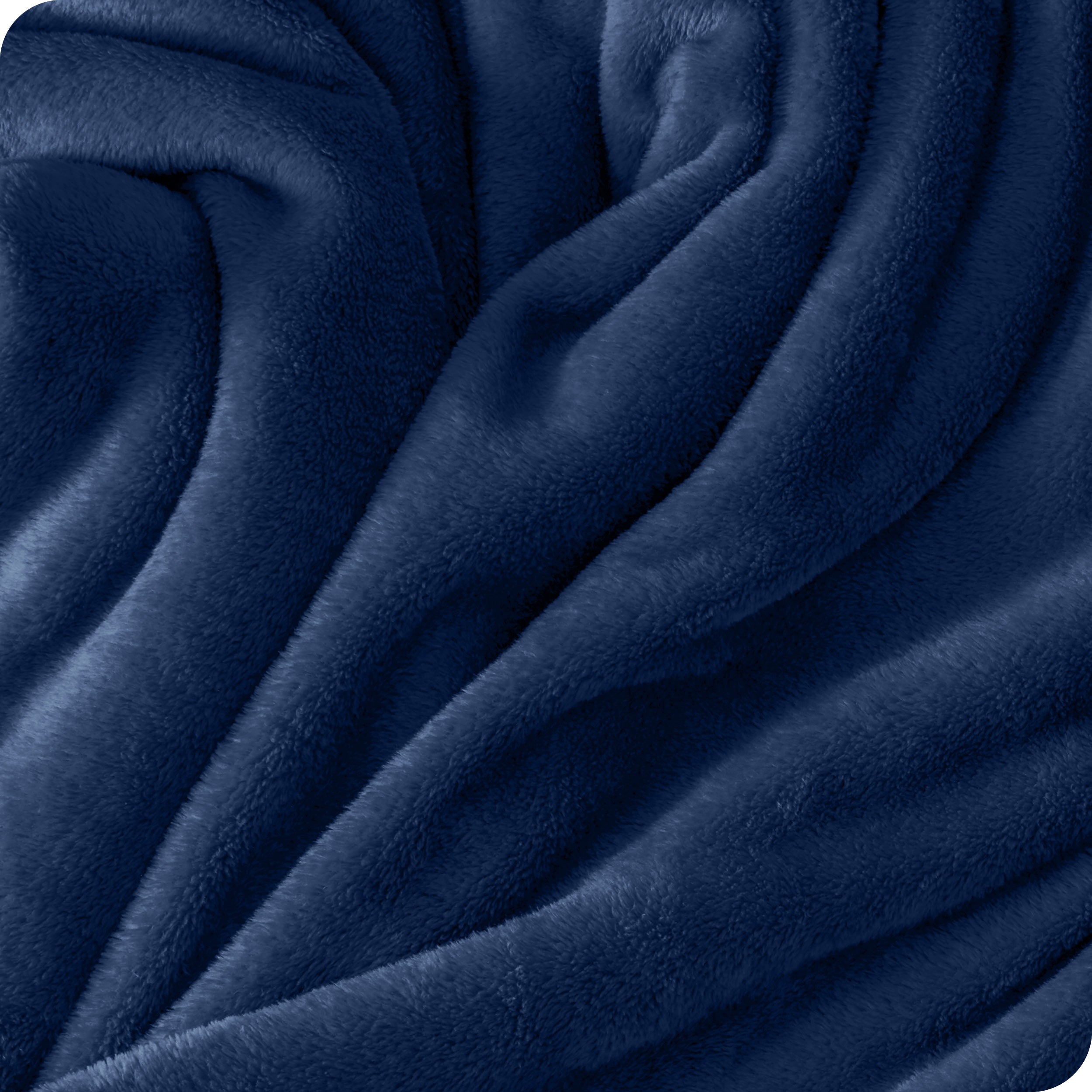 Close in view showing texture of blanket fabric