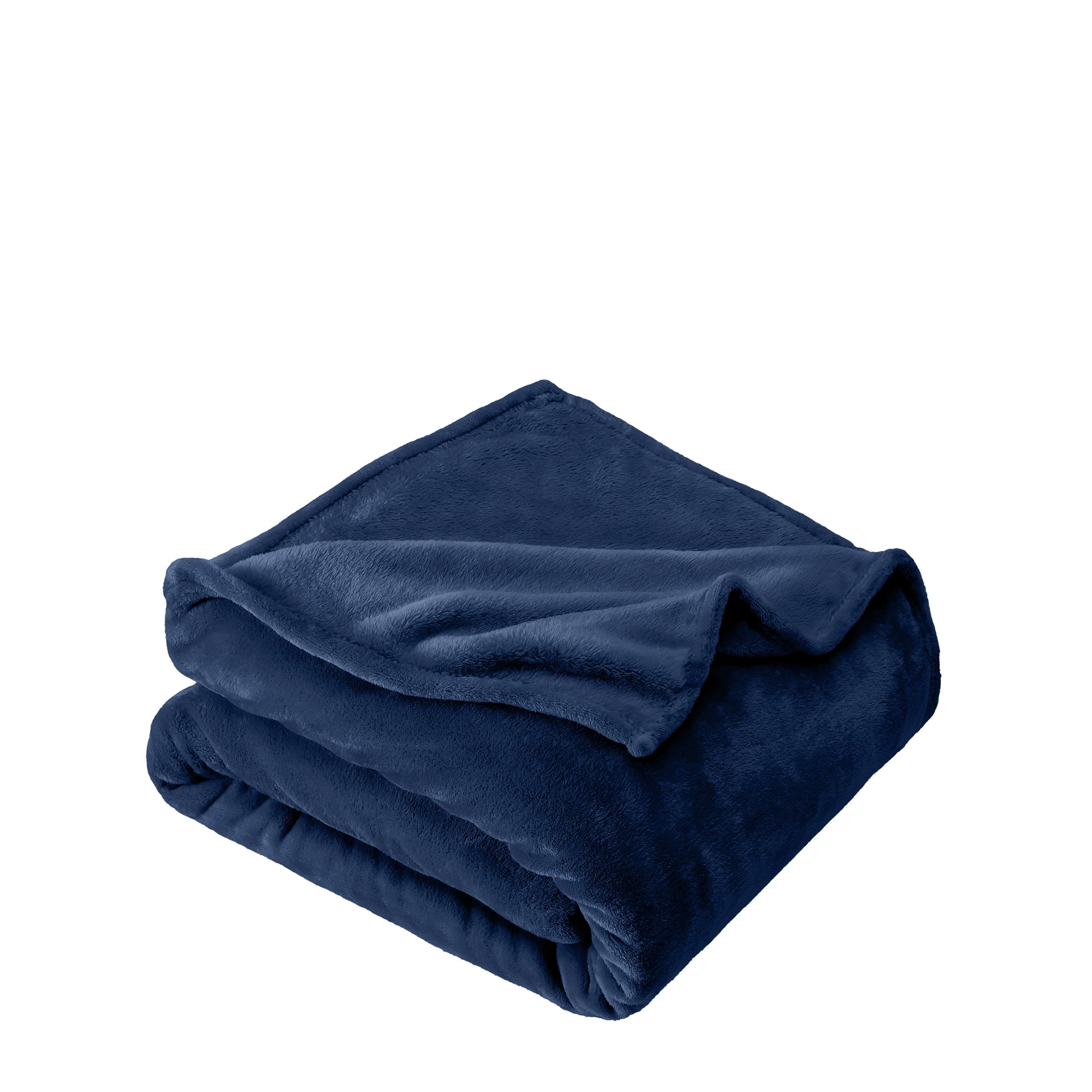 Microplush blanket folded neatly