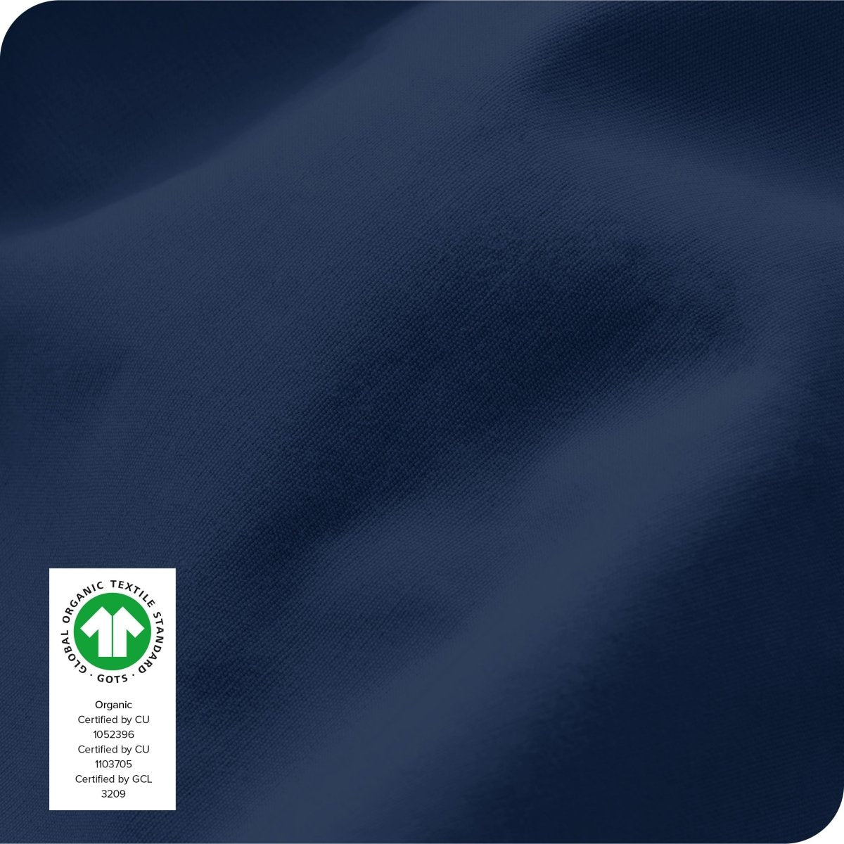 Close up of the percale sheet fabric