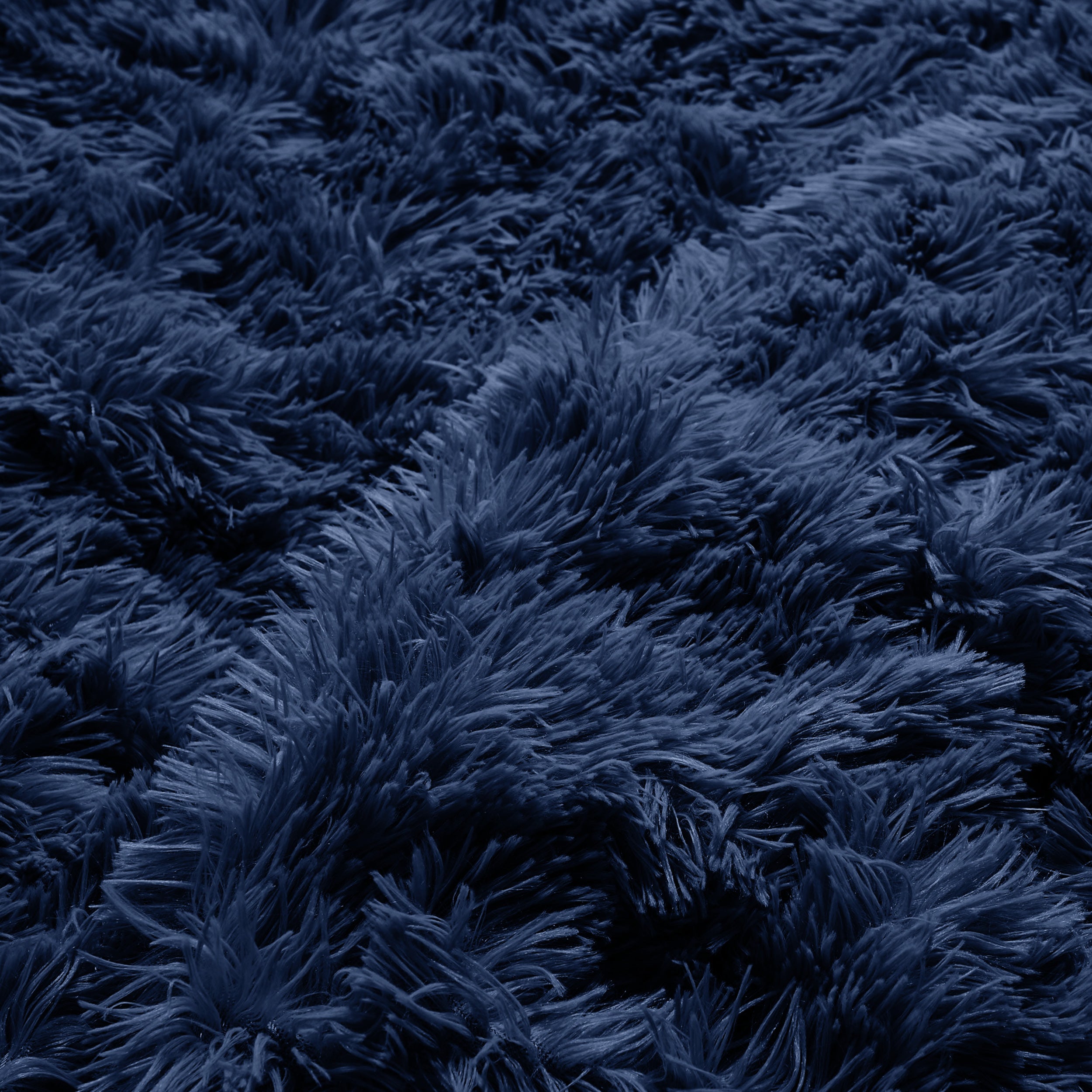 Close-up of a shaggy duvet cover