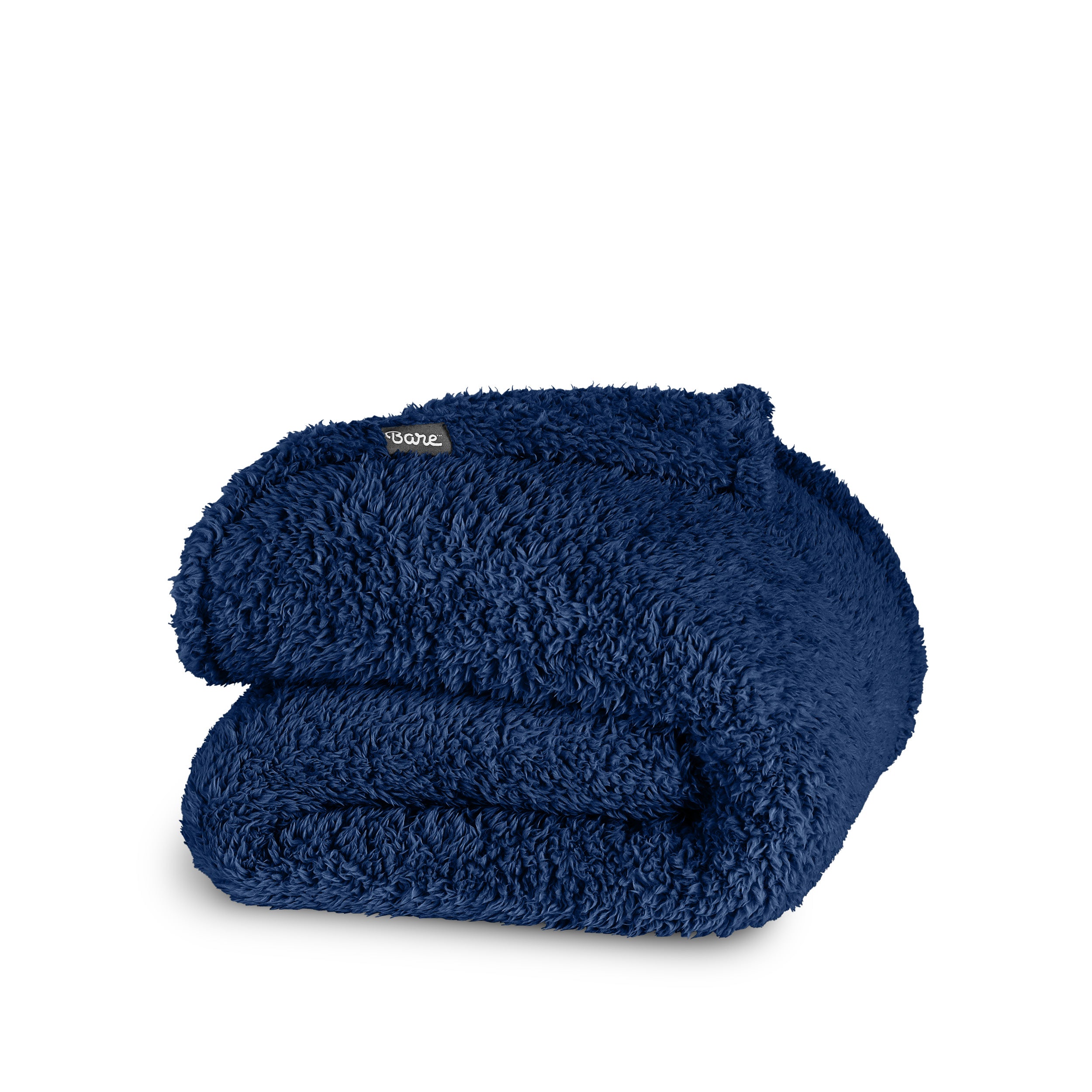 Double sided sherpa blanket folded