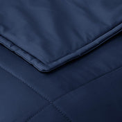 Close-up of a cotton weighted blanket