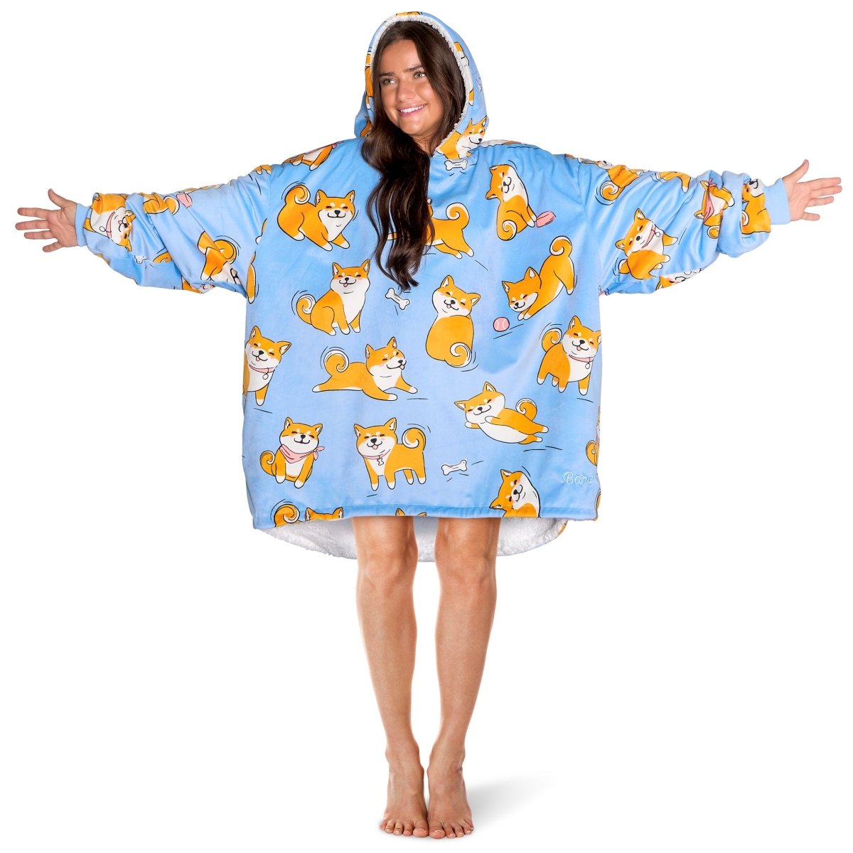 Person wearing a Bare Homey on a white background