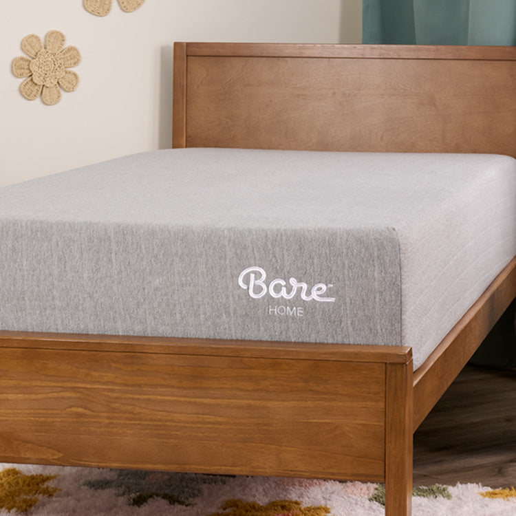 Bare home Twin XL mattress in a dorm room