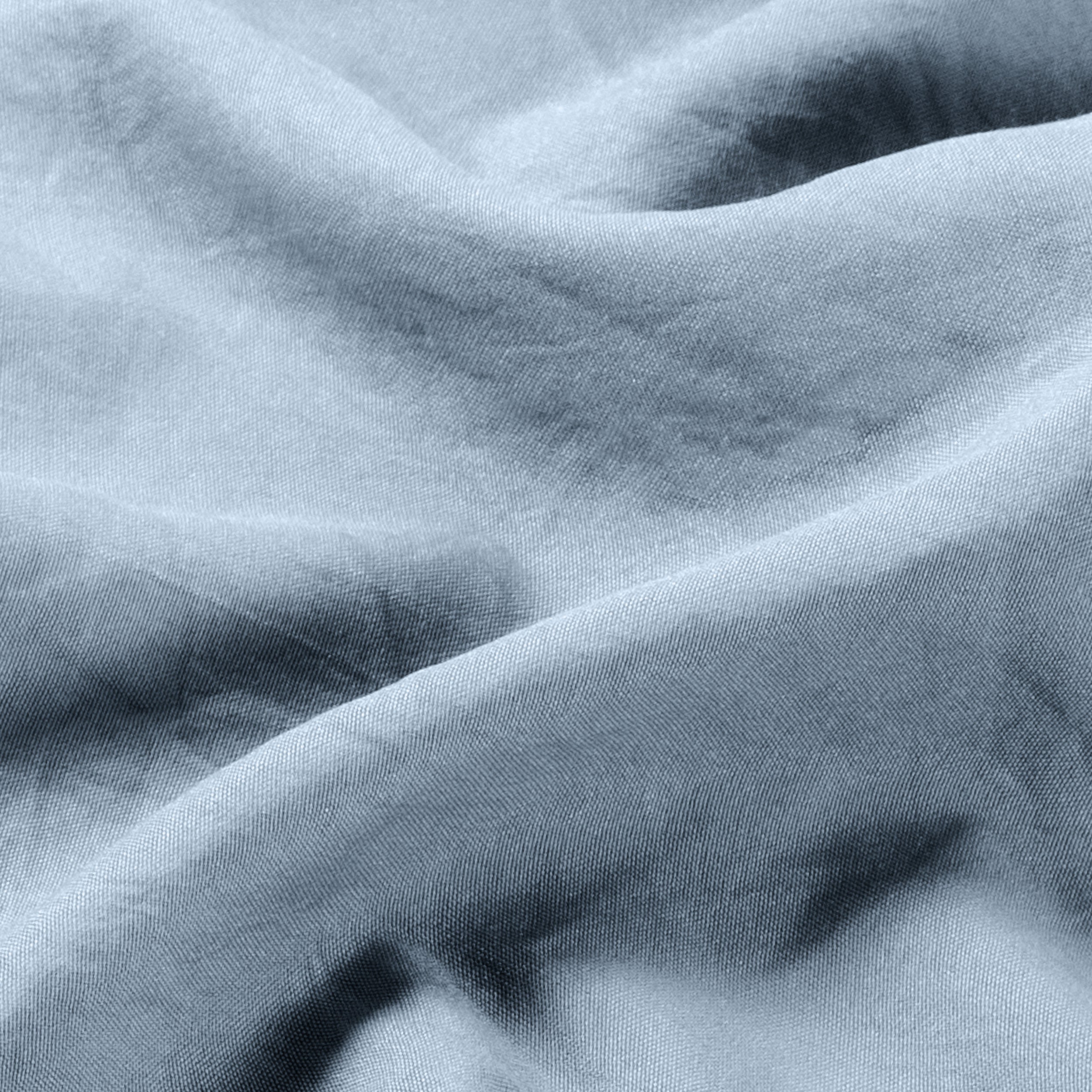 Close-up of the washed sheet set fabric