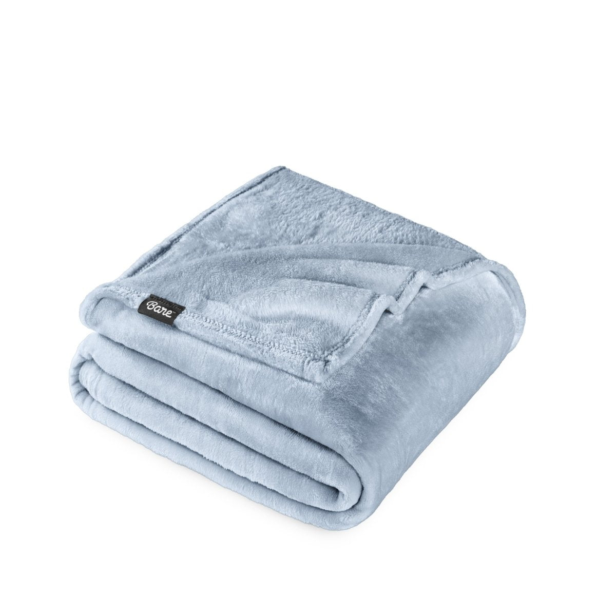 Microplush blanket folded neatly