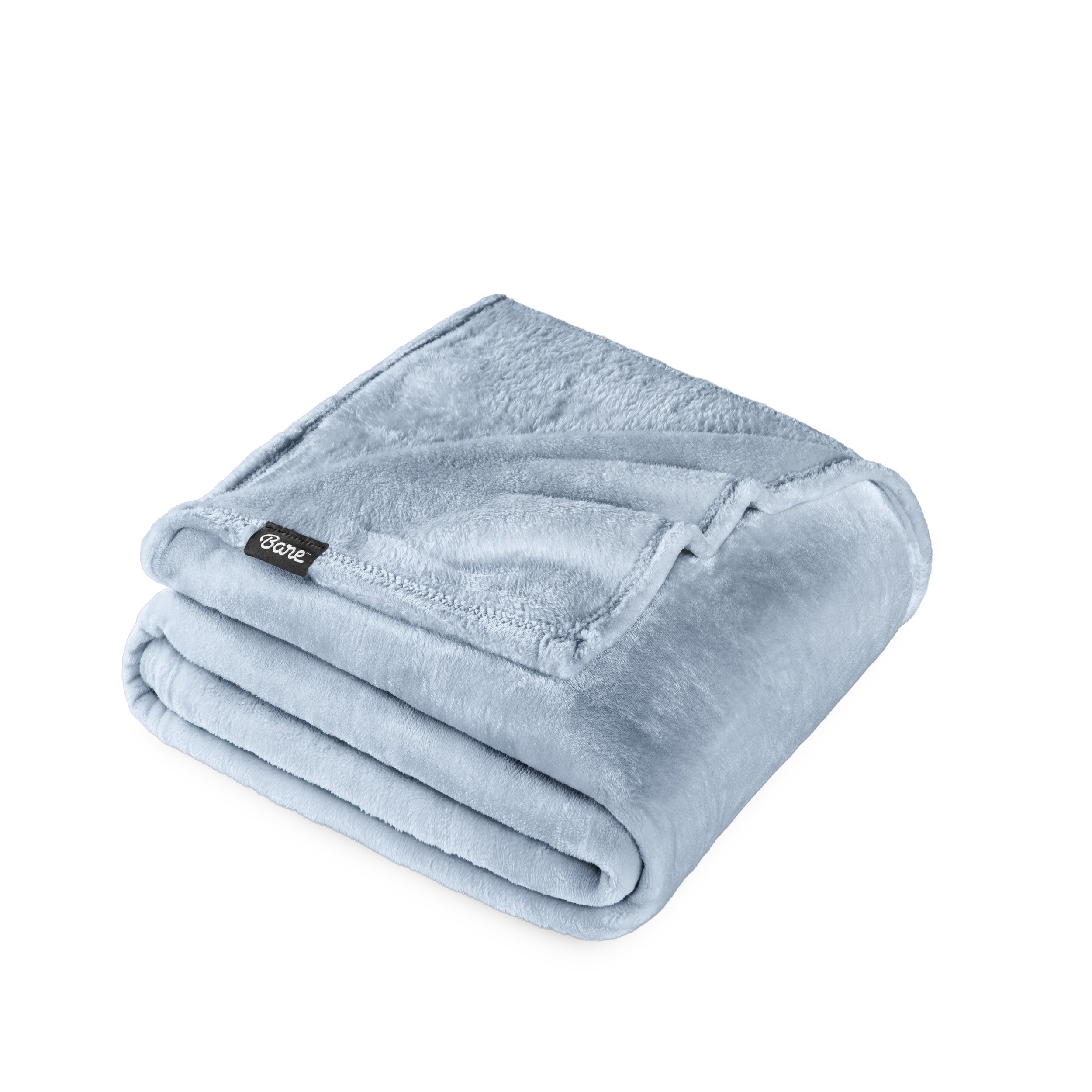 Microplush blanket folded neatly