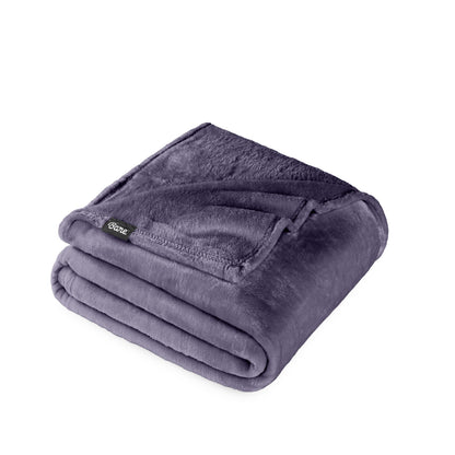 Microplush blanket folded neatly