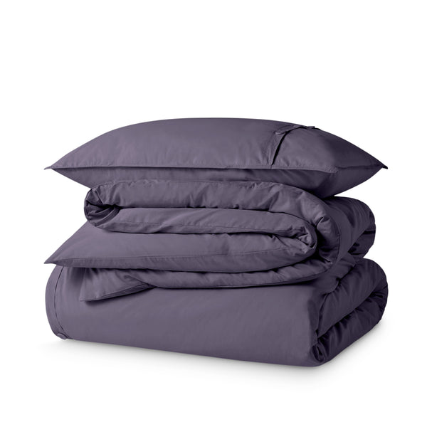 Organic Cotton Percale Duvet Cover Set