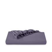 Percale fitted sheet on a white background