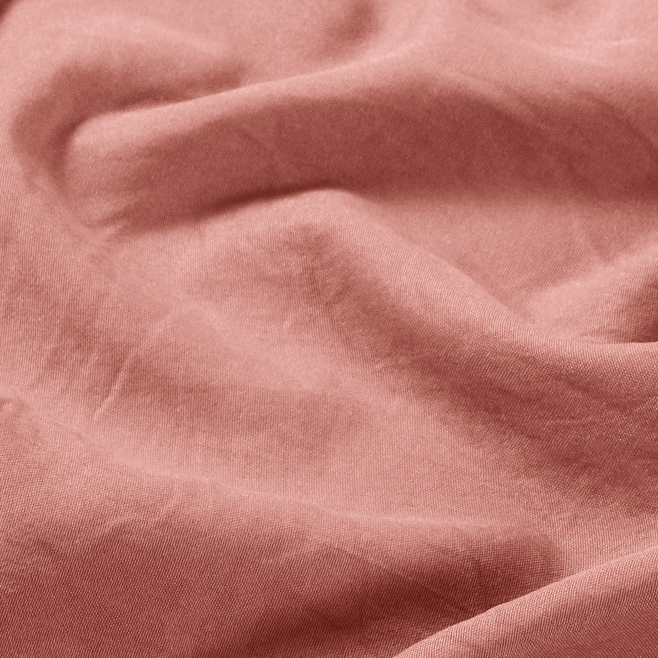 Close-up of washed fabric with visible texture