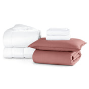 Percale bundle stacked to show what is included