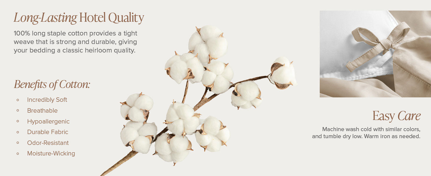 organic percale cotton benefits 