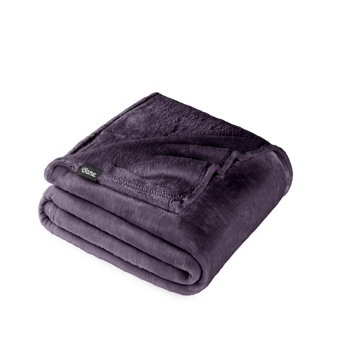 Microplush blanket folded neatly