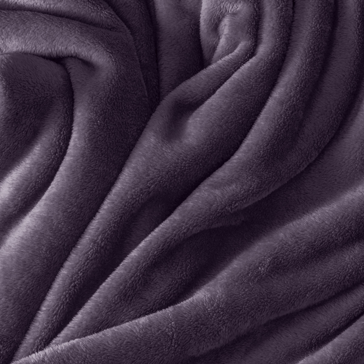 Close up of the soft textured microplush blanket