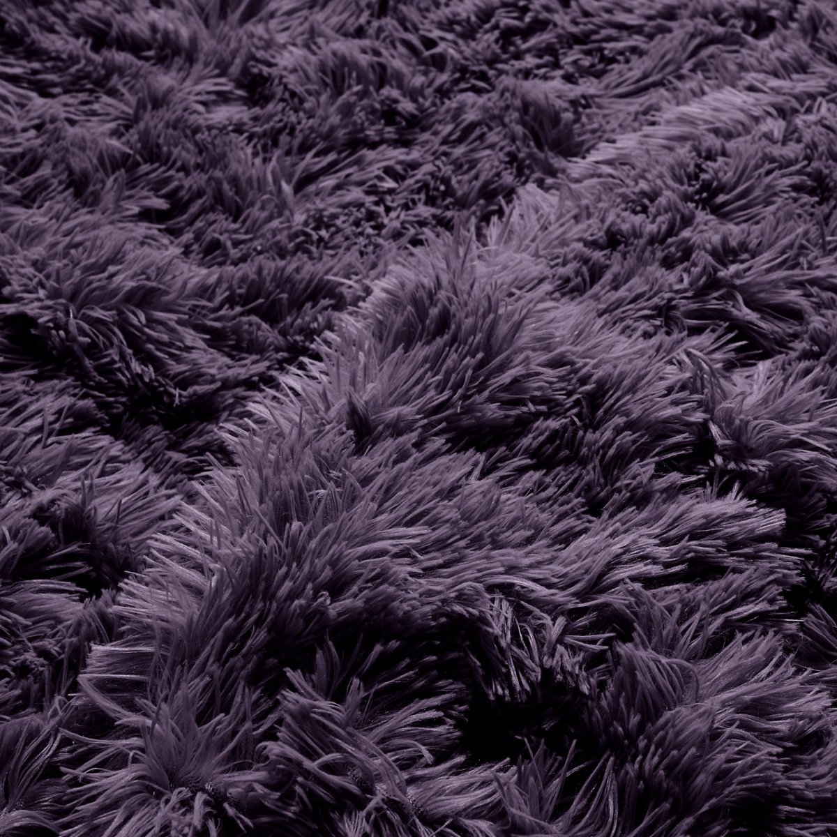 Close-up of a shaggy duvet cover