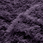 Close-up of a shaggy duvet cover