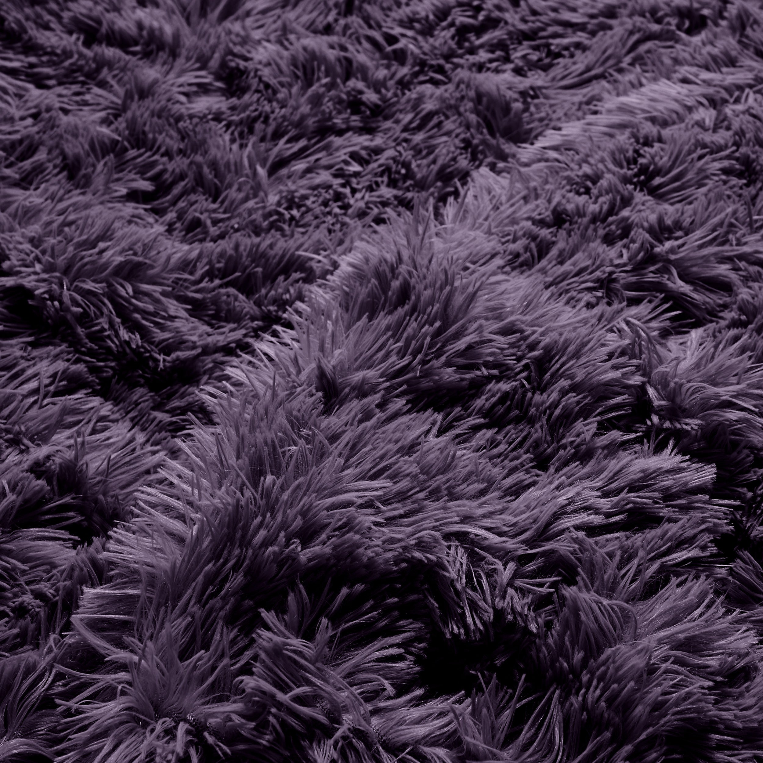 Close-up of a shaggy duvet cover