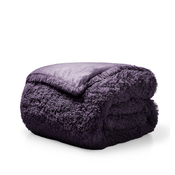 Shaggy duvet folded