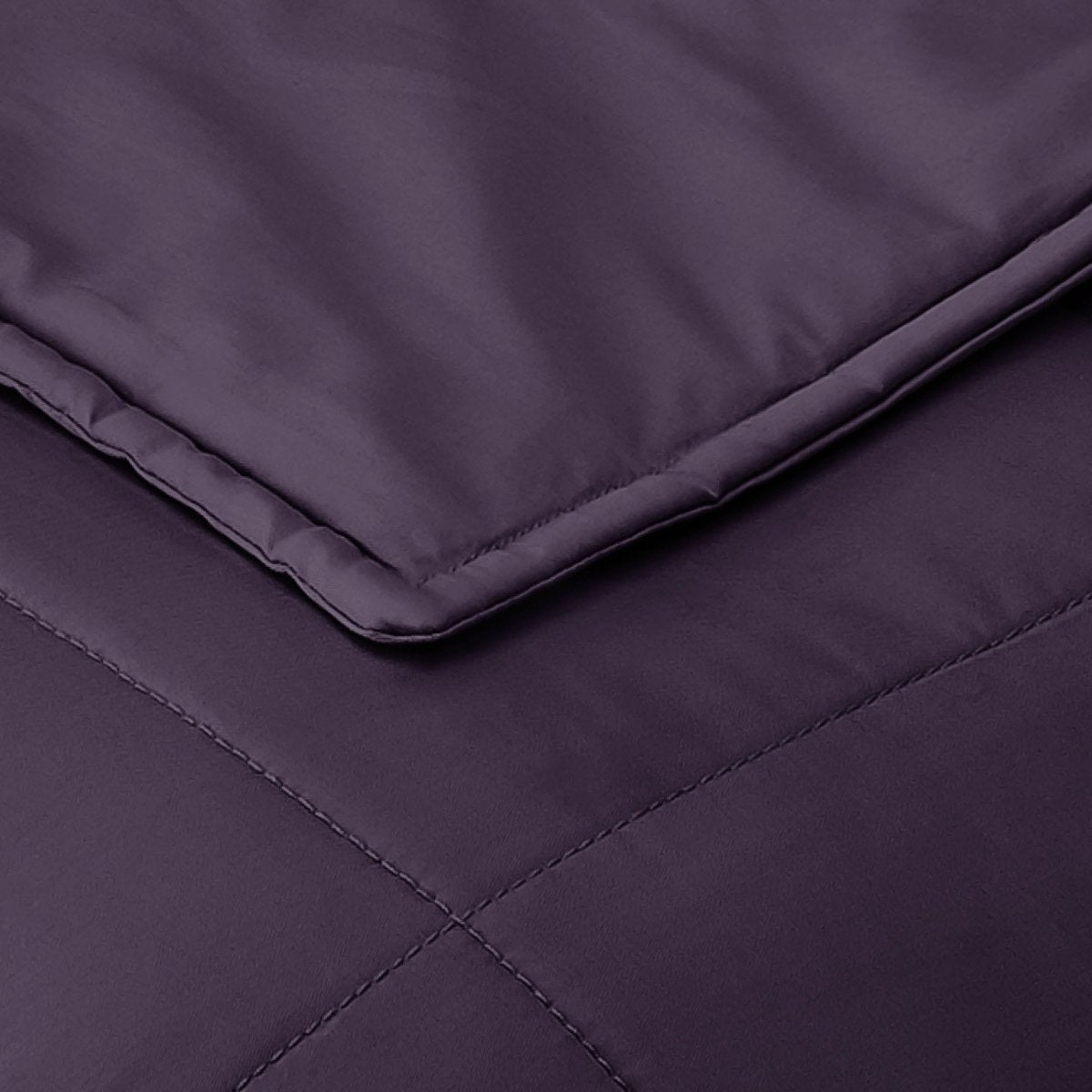Close-up of a cotton weighted blanket