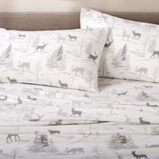 Print Cotton Flannel Sheet Set