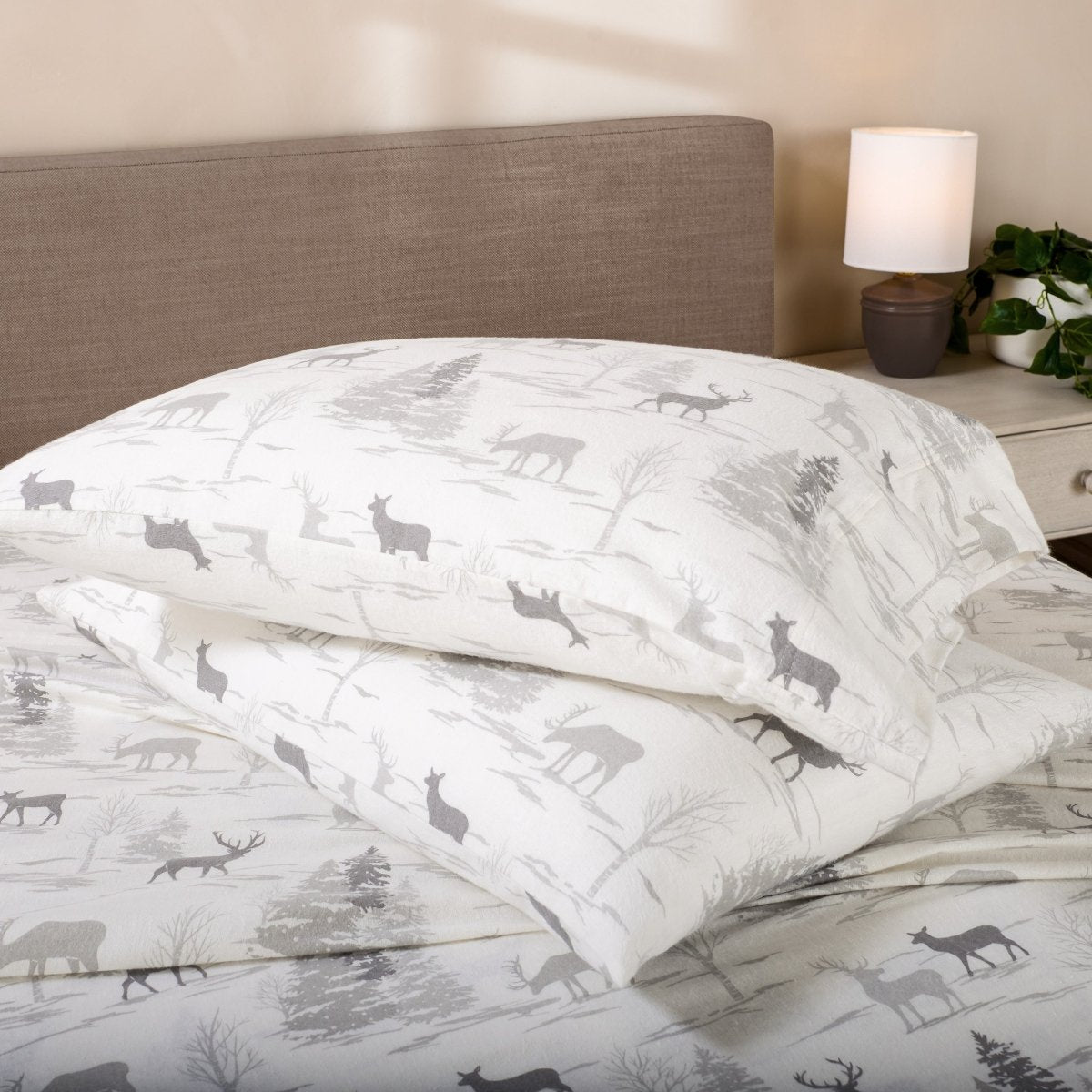 Print Cotton Flannel Sheet Set