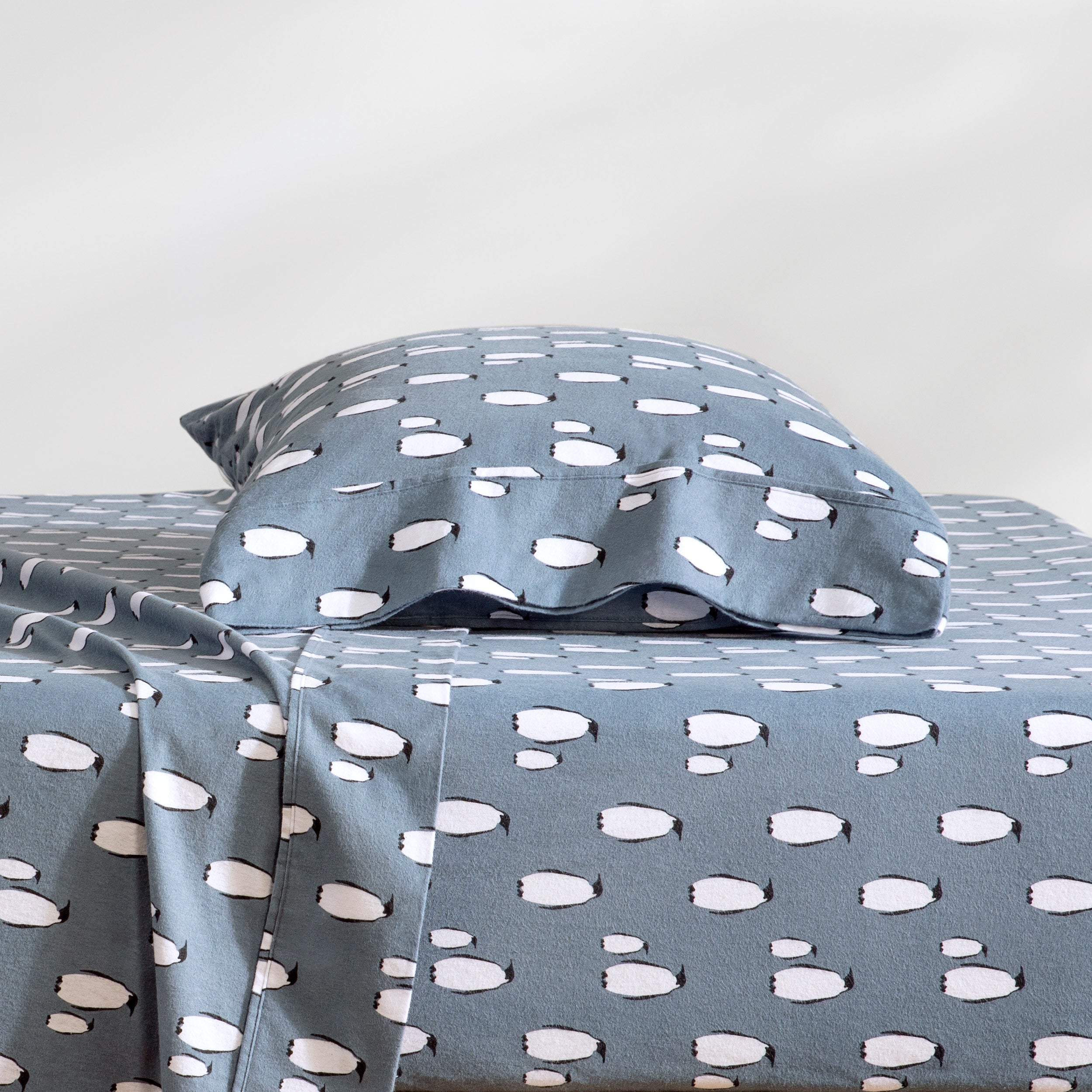 Print Cotton Flannel Sheet Set