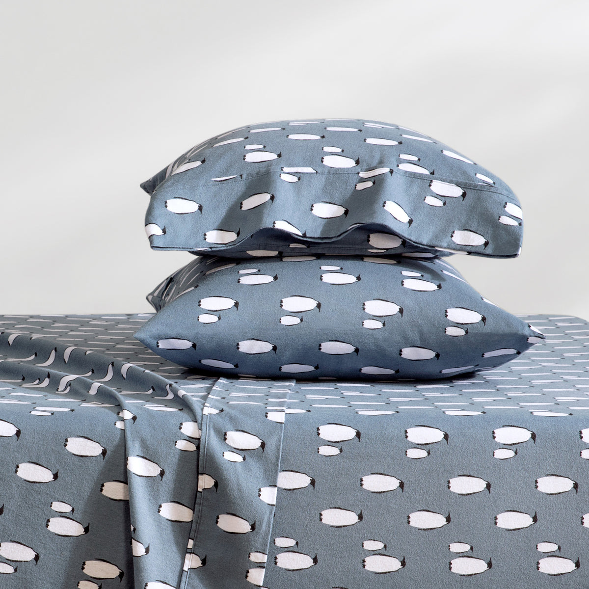 Print Cotton Flannel Sheet Set