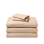 Cotton Flannel Sheet Set - Heather