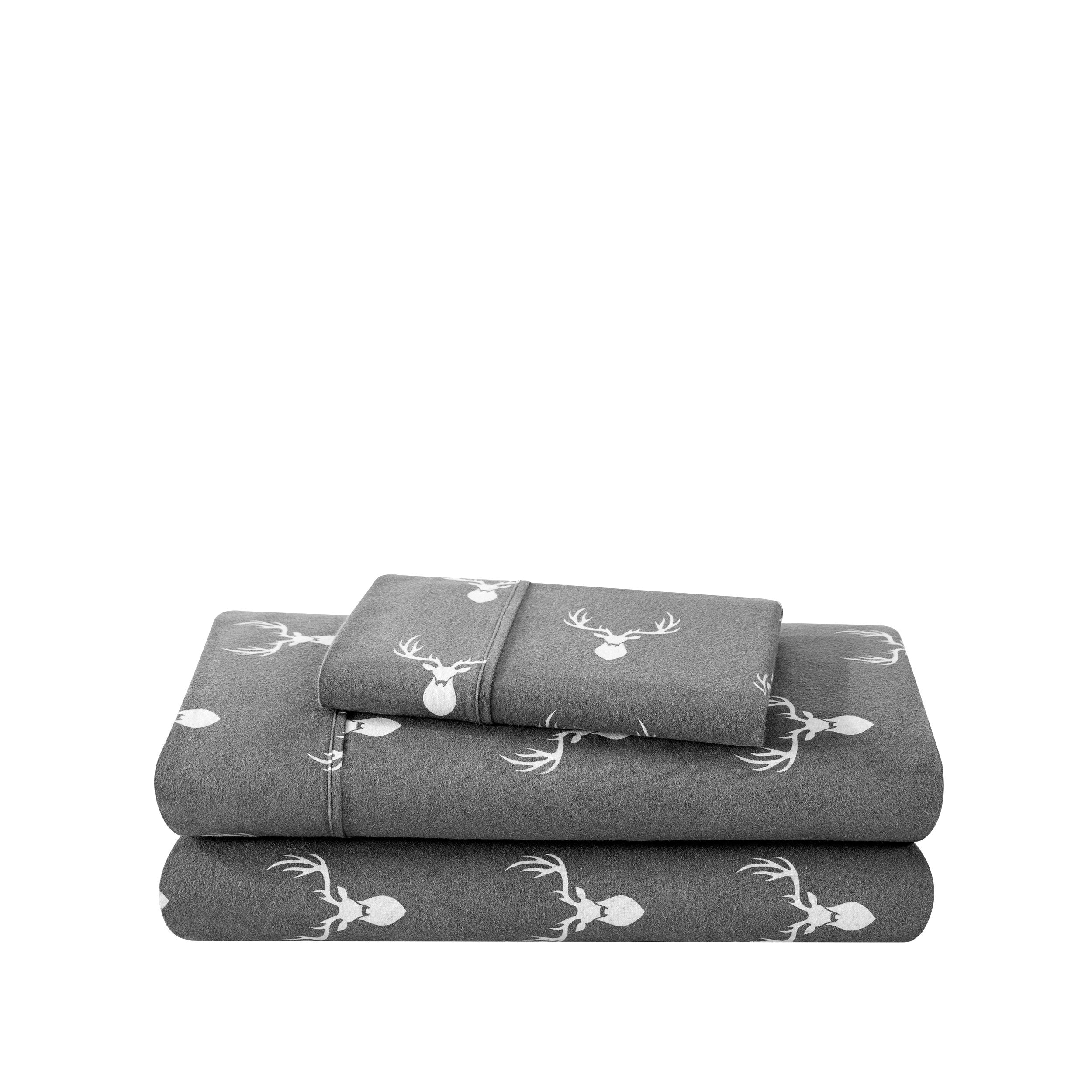 Cotton Flannel Sheet Set - Prints
