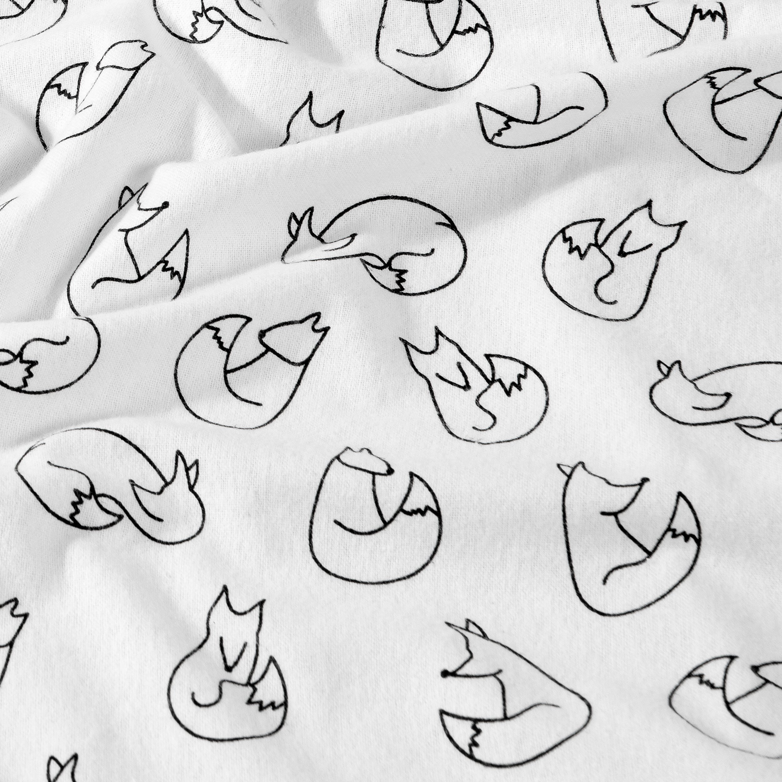 Print Cotton Flannel Sheet Set