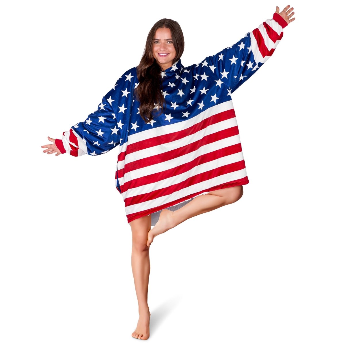 Person wearing a Bare Homey on a white background