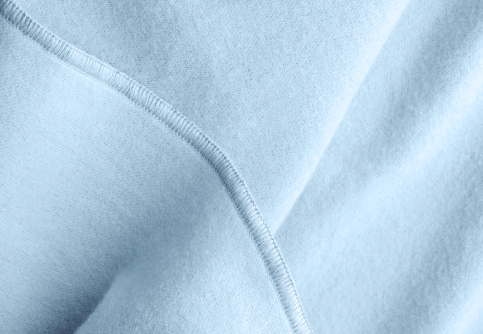 Closeup of Flannel Blanket fabric card texture