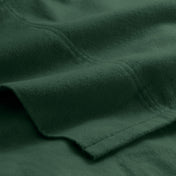Close-up of the top of a flannel sheet