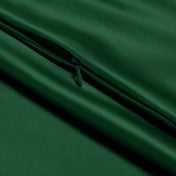 Close-up of pillowcase with zipper closure