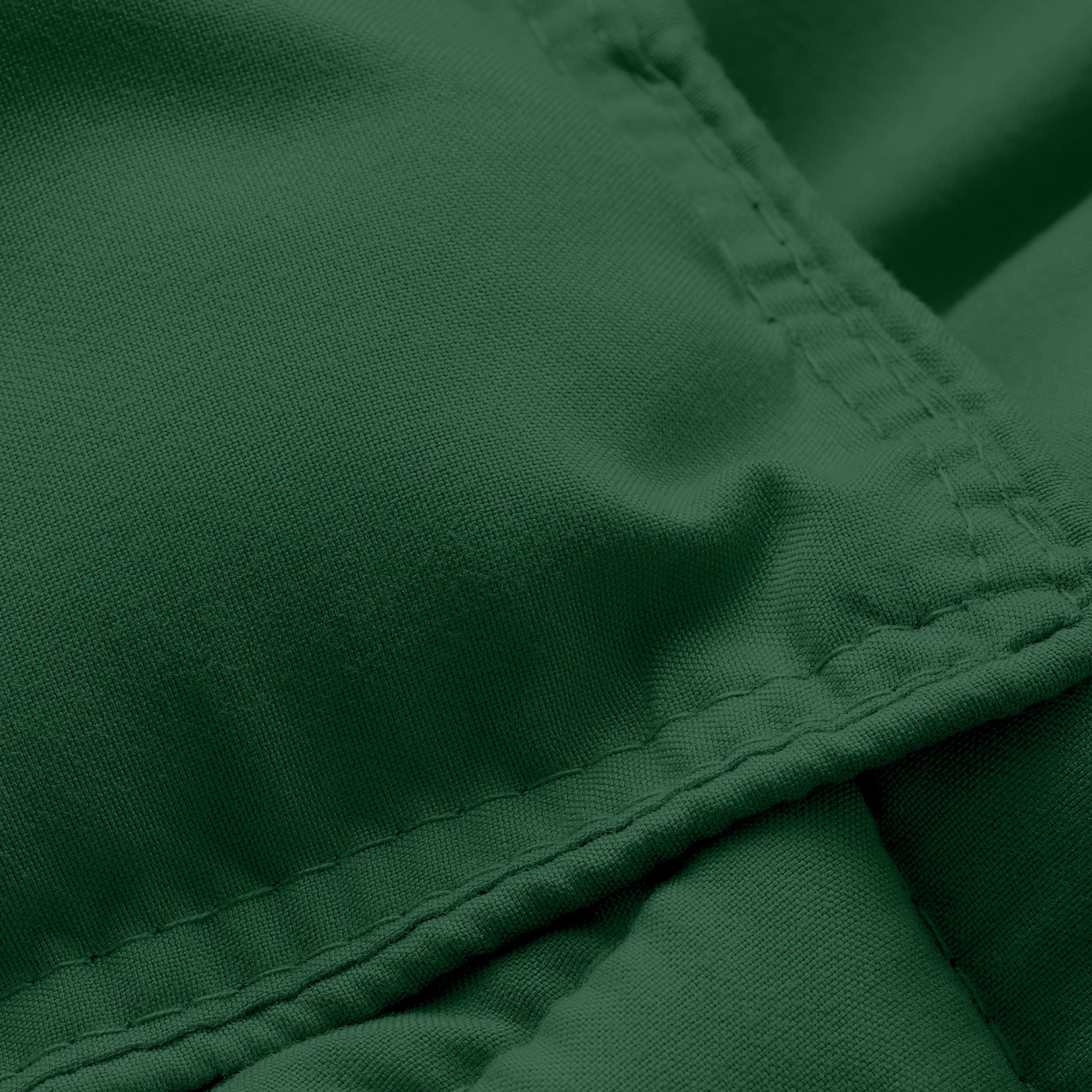 Close-up of comforter fabric with stitching detail