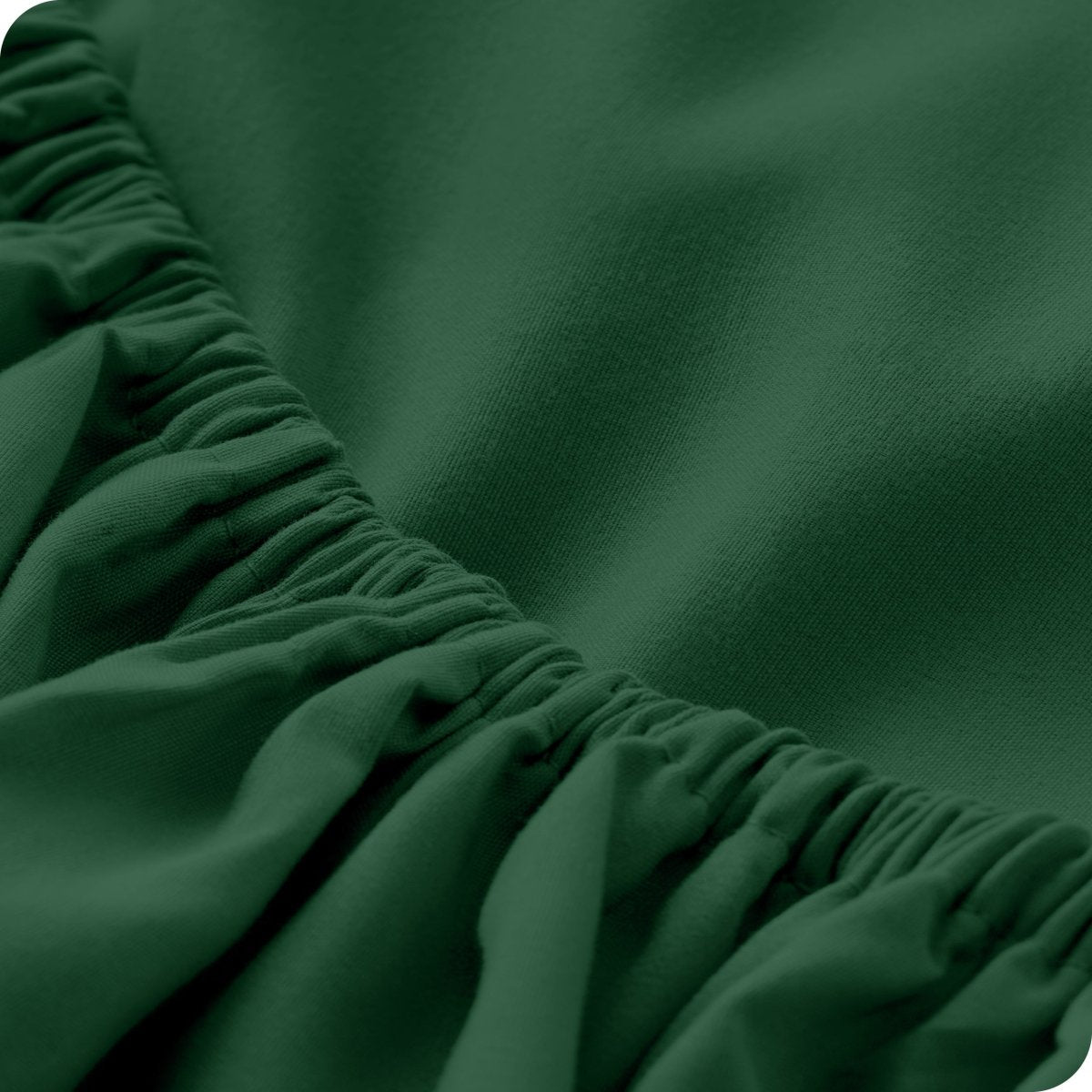Close-up of a fitted sheet