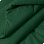 Close up of the track stitch comforter set