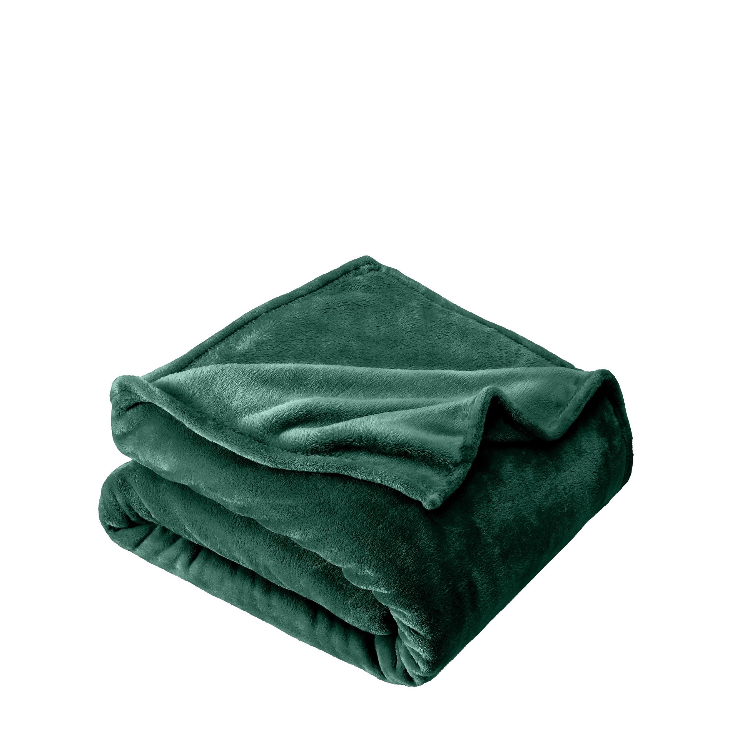 Microplush blanket folded neatly