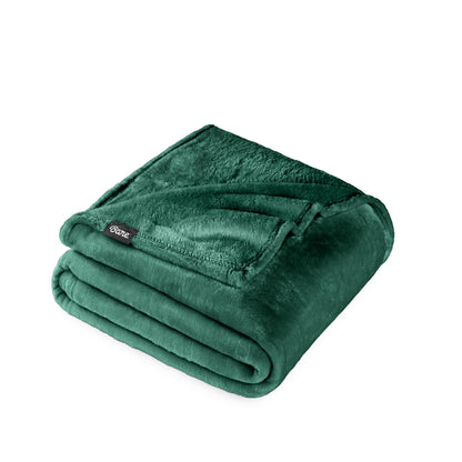 Microplush blanket folded neatly