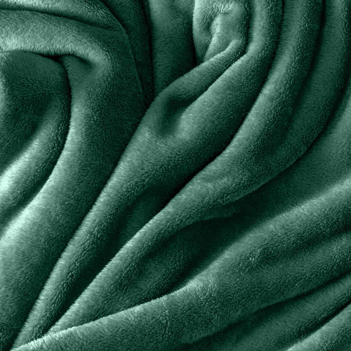 Close up of the soft textured microplush blanket